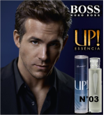 Perfume Masculino 50ml - UP! 03 - Boss / Fougère-ambarado